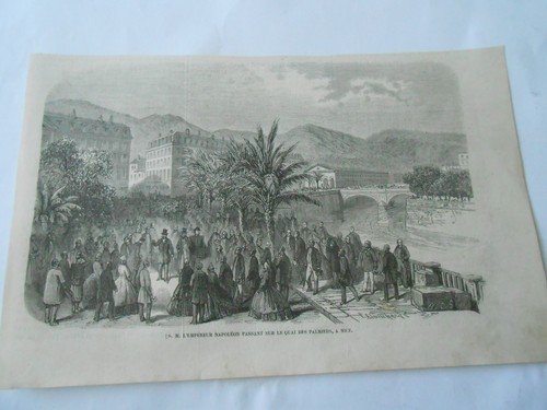 Gravure 1864 l empereur - 1864,