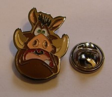 DISNEY LION KING STARTLED PUMBAA vintage pin badge Z8J