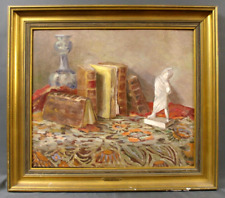 Tableau vers 1930 Nature morte aux livres