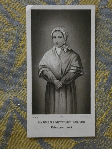 Image pieuse sainte bernadette - image,