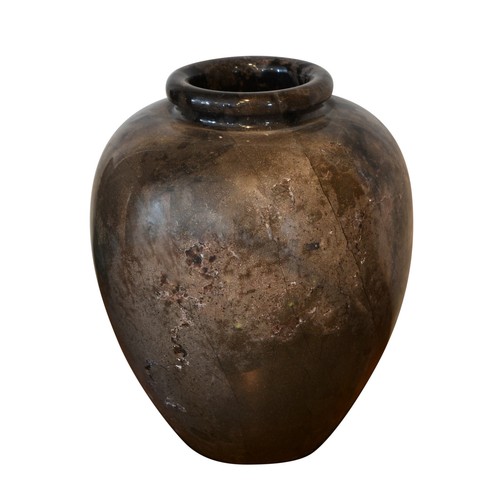 Vase marbre noir - vase, style