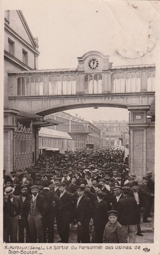 Cpa puteaux la - puteaux, sortie