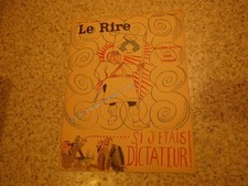 1933.Le rire.Si j'étais dictateur.Chas Laborde