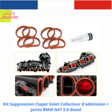 Kit Suppression Clapet Volet Collecteur d'admission + joints  BMW N47 2l diesel