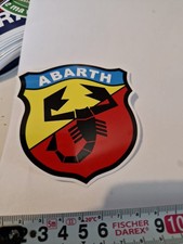 Stickers Autocollant Adhésif Abarth Vinyle L 8,5 Cm H 9,5 Cm
