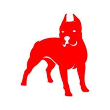 Pit Bull Vinyl Sticker Die Cut