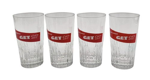 Lot 4 verres - de, get