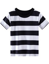 T-Shirts à Rayures Manches