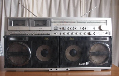 Sharp 909 vintage boombox - sharp, gf-909