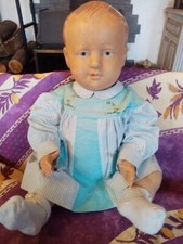 Poupon Baigneur ancien vintage Celluloïd France Tête d’aigle Yeux Fixes 58cm