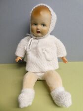 Poupée ancienne: Charmant bébé français corps bourré 35 cm années 1930
