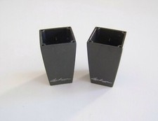 PLAYMOBIL (R11157) COMMERCE - Lot 2 Pots de Fleur Gris Foncé Lechuza 4404 4281