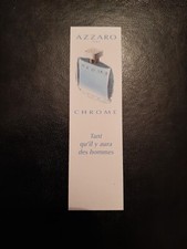 Carte Parfumée - Perfume Card . L. Azzaro - Chrome