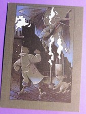 Carte postale. TINTIN et LE