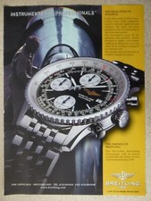8/2000 PUB BREITLING WATCHES OLD NAVITIMER MONTRE UHR ORIGINAL AD