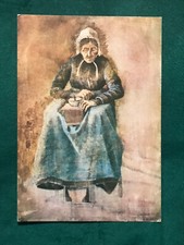 CARTE POSTALE CP VINCENT VAN GOGH LA MOULEUSE DE CAFE 1881 RIJKSMUSEUM AMSTERDAM