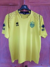 Maillot training F.C NANTES ERREA shirt Les Canaris jaune trikot maglia XS