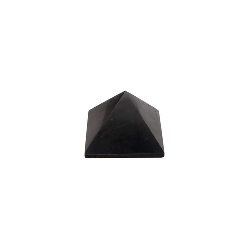 Pyramide shungite brillant - brillant, en