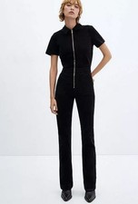 Mango Iggyp Combinaison One-Piece Noire UK 6/XS (fmn34-5)
