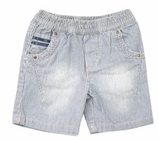Bermuda short Jeans rayures