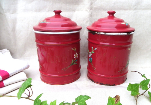 Anciens grands pots tôle - anciens,
