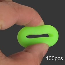 Anneaux d'arrêt de canne à pêche imperméables clips antidérapants élastiqu