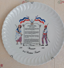 Assiette Commémorative