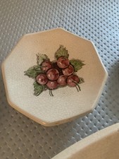 Ray Camart Service A Fruits Céramique Vintage