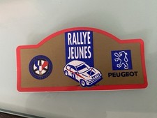 Autocollant Vintage Rallye Jeunes Peugeot 106