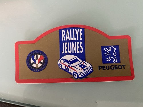 Autocollant vintage rallye - autocollant,