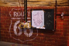 Tableau noir élément diorama