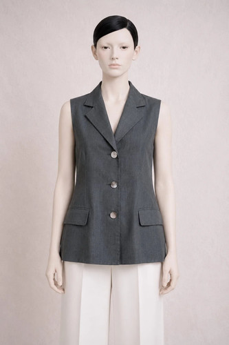Authentique gilet sans - , manches