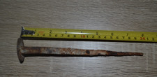 Grand clou ancien en fer forgé à tête ronde - 20cm