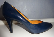 Charles Dane - paire d'escarpins neuve vintage bleu marine - 1980/1983