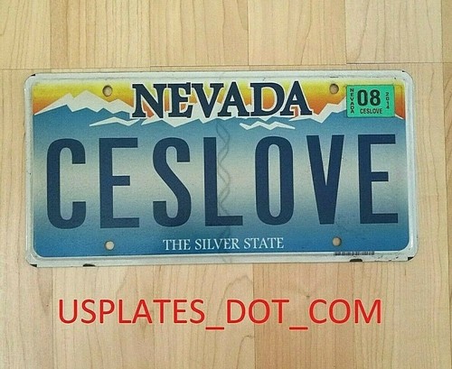 Véritable nevada état plaque - véritable,
