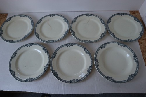 Lot assiettes terre de - 7,