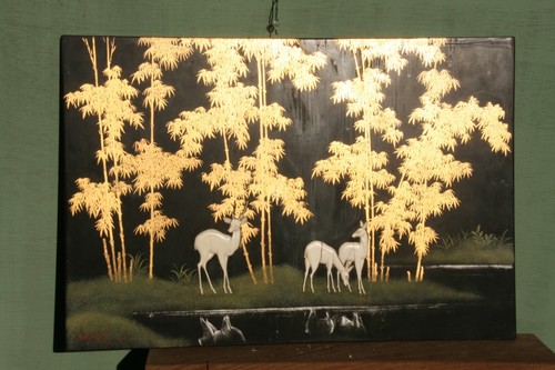 Tableau laque chine vietnam - chine,
