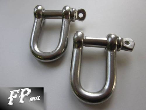 Manille droite 12mm - 12mm, axe