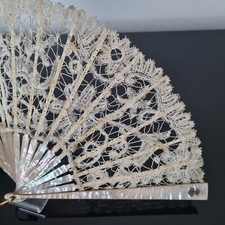 Eventail ancien dentelle - ancien,