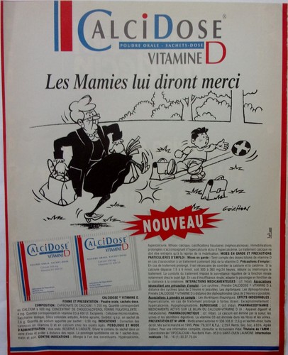 Publicite papier calcidose - papier,
