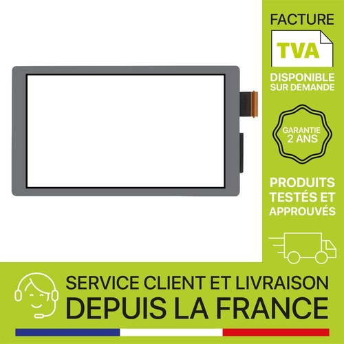 Vitre tactile grise pour