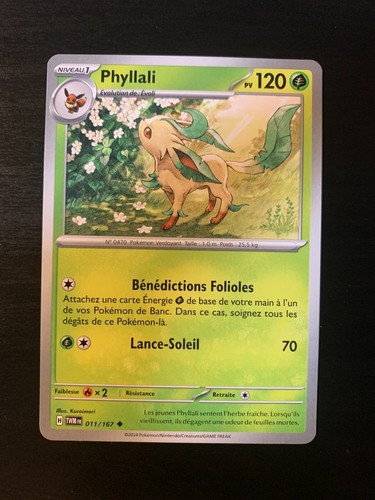 Carte pokémon unco phyllali - carte,