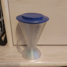 tupperware cône mesure 500 ml vintage transparent bleu 