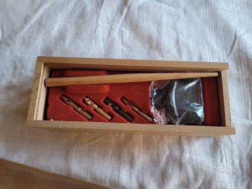 Coffret bois plumier - coffret,