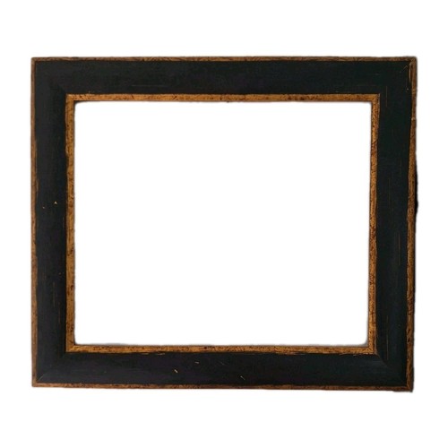Cadre ancien bois - bois, noir