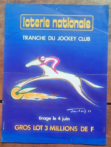 Affiche originale loterie - affiche,