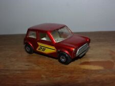 Racing Mini Cooper BMC Superfast Matchbox Lesney style Majorette Hotwheels Corgi