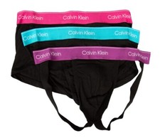 Ensemble homme CK CALVIN KLEIN jockstrap boxer élastique exposé coton stretch ar