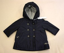 IKKS manteau blouson parka bébé fille marine, taille 6 mois, neuf