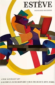 Maurice estève affiche - estève,,